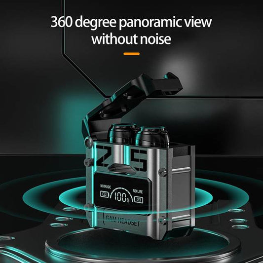 M25 Bluetooth 5.3 Wireless Earbuds – HiFi Sound, LED Battery Display, 40H Backup