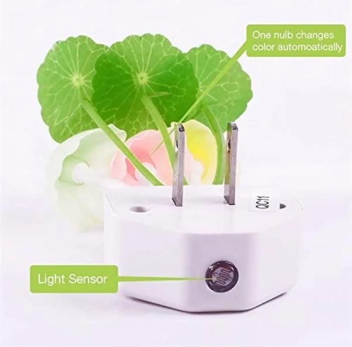 Mushroom Night Light Dusk To Dawn Sensor LED Night Lights Flower Lamp Bedroom Baby Room Lamps