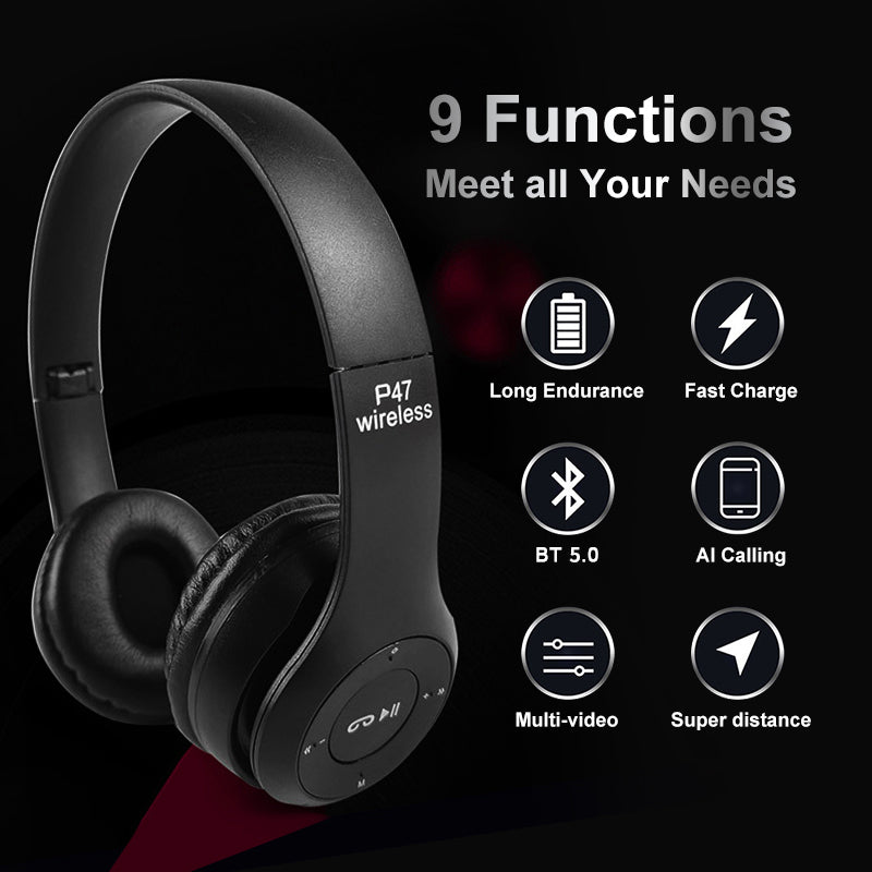 Original P47 Wireless Bluetooth Headphones – Ultra Small & Invisible Earbuds