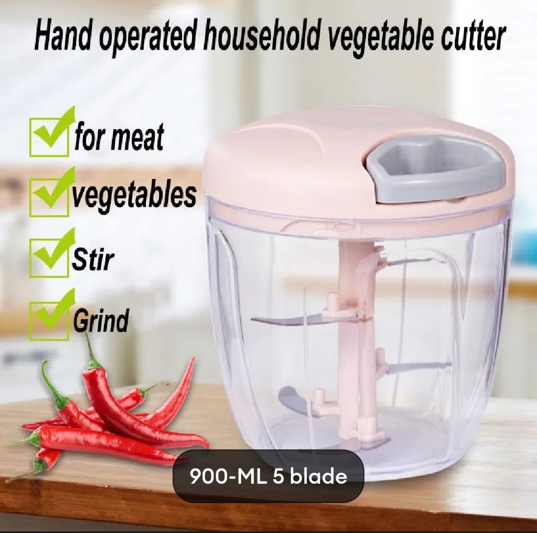 Hand Pulled Speedy Chopper – Large Size | Vegetable & Meat Cutter