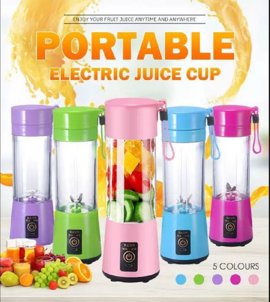 USB Rechargeable Mini Juicer Blender – Portable Personal Size Juicer Cup (380ml)