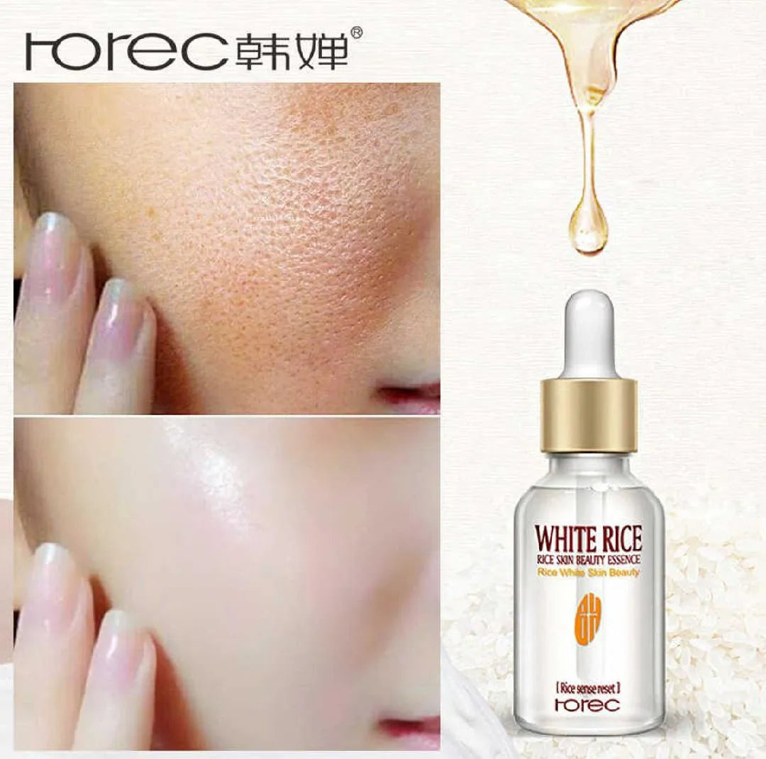 White Rice Face Serum – Moisturizer, Anti-Wrinkle, Anti-Aging, Acne Treatment (15ml)