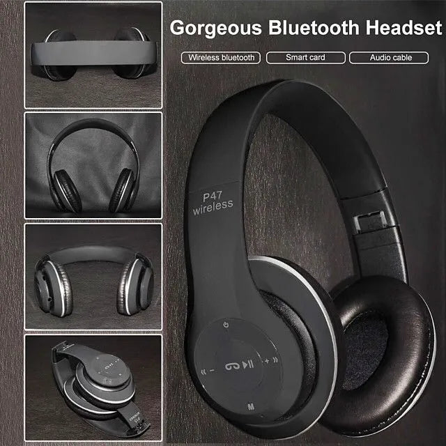 Original P47 Wireless Bluetooth Headphones – Ultra Small & Invisible Earbuds