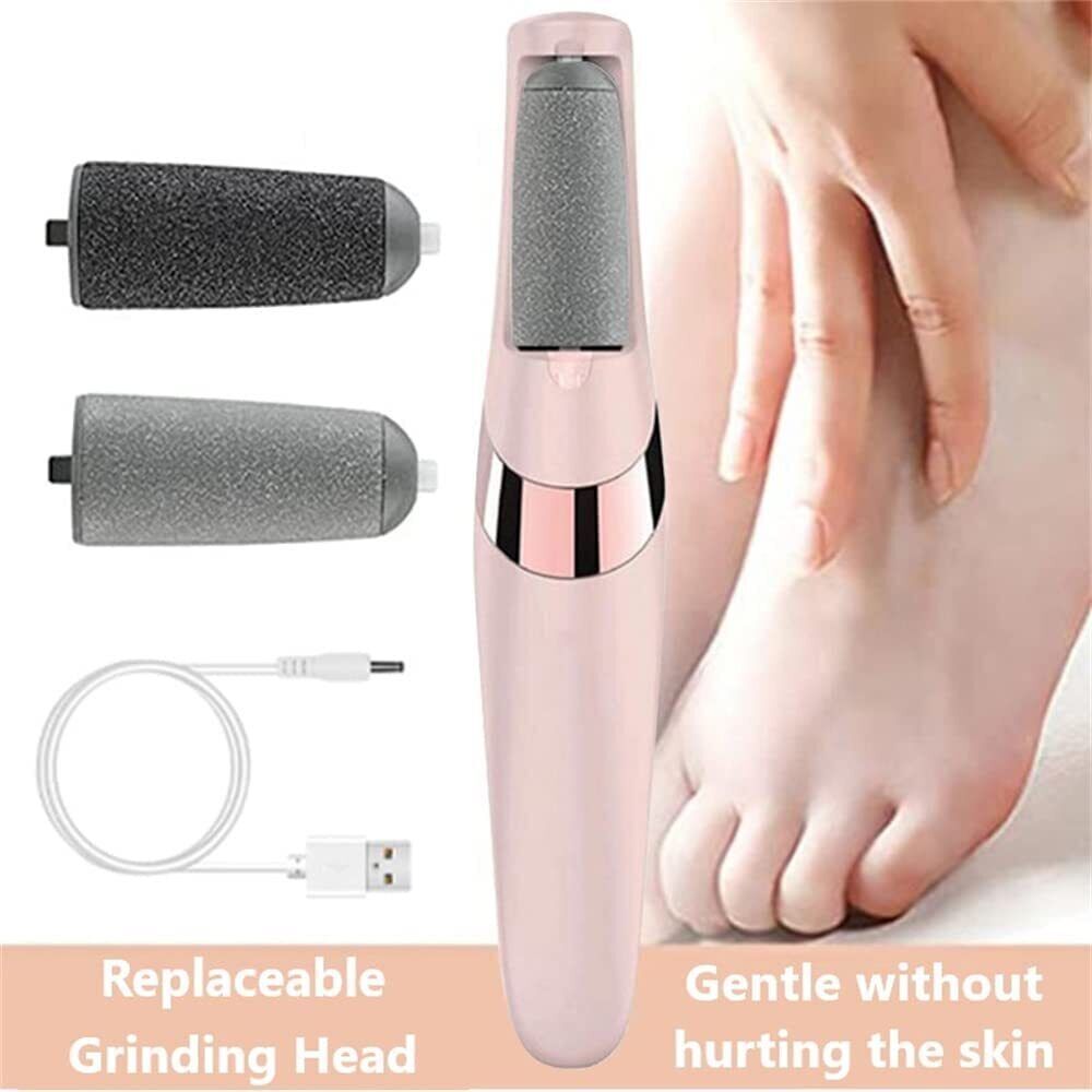Electric Foot File Grinder – Rechargeable Pedicure Tool for Callus & Dead Skin Removal (Random Color)