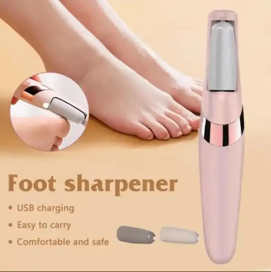 Electric Foot File Grinder – Rechargeable Pedicure Tool for Callus & Dead Skin Removal (Random Color)