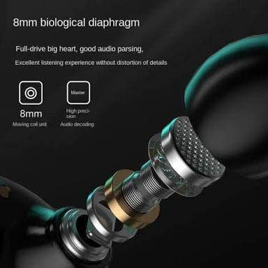 M25 Bluetooth 5.3 Wireless Earbuds – HiFi Sound, LED Battery Display, 40H Backup